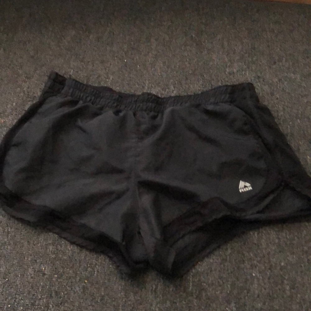 Black workout shorts